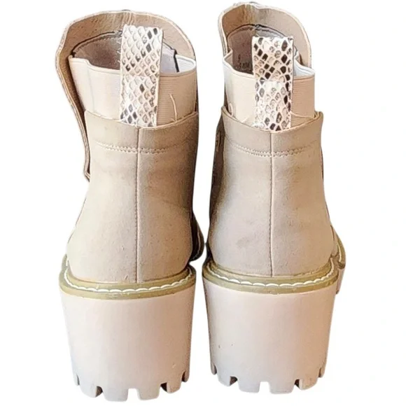 Nicole Miller New York Pocas Lug Sole Chelsea Bootie - Picture 7 of 8